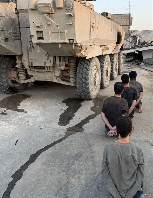 תיעוד של ארבעה מהמחבלים שנשבו על ידי כוחות צה״ל במזרח רפיח