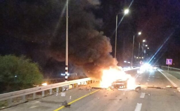 פיצוץ רכב במשמר העמק