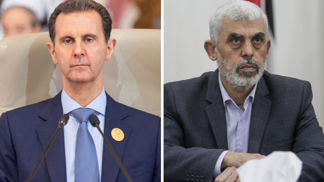 יחיא סינוואר, בשאר אל-אסד יחיא סינוואר, בשאר אל-אסד