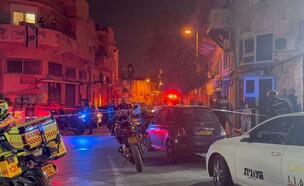 הזירה ביפו (צילום: דוברות המשטרה)