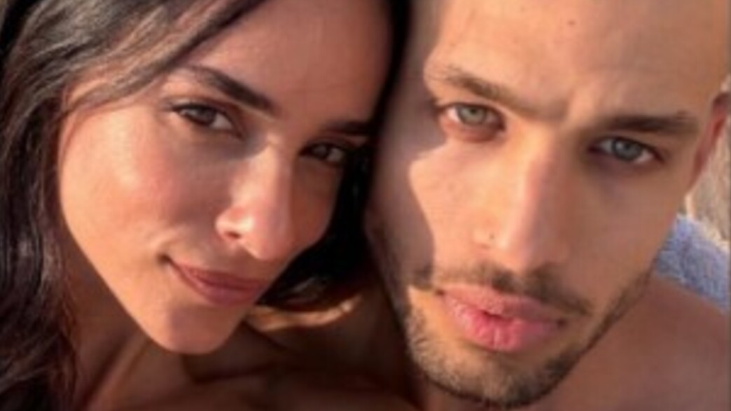 אורטל עמר בתמונה זוגית ראשונה עם בן הזוג הצעיר