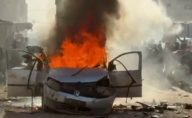 תקיפת צה"ל בשכונת רימל בעזה