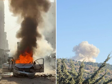 דיווח על גל תקיפות בלבנון: "פיצוצים במזרח ודרום המדינה"