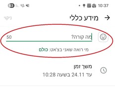 עדכון סטטוס בוואטסאפ (צילום: whatsapp) עדכון סטטוס בוואטסאפ (צילום: whatsapp)