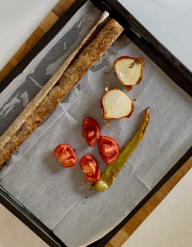 דונר קבב ביתי בתנור. ככה זה יוצא מהתנור