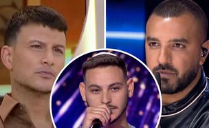 איתי לוי, אסי עזר, אחיה אדרעי (צילום: הכוכב הבא לאירוויזיון, קשת 12)