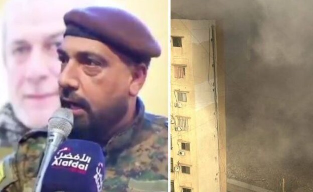 יעד התקיפה בביירות עלי טבטאי בכיר חיזבאללה (צילום: מתוך תיעוד שעלה ברשתות החברתיות, שימוש לפי סעיף 27א' לחוק זכויות יוצרים)
