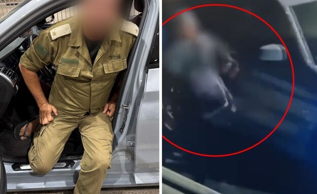 הבריח שוהים בלתי חוקיים על מדים (צילום: דוברות המשטרה)