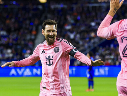 ליאו מסי אינטר מיאמי (צילום: רויטרס)