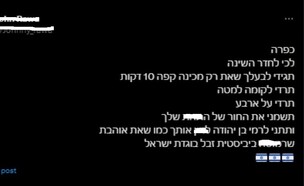 פוסטים מיניים ברשת (צילום: twitter)