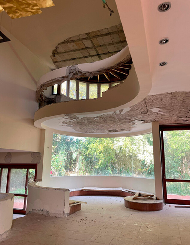 בית יולי וולמן סלון וחלל כפול לפני ג בית יולי וולמן סלון וחלל כפול לפני ג