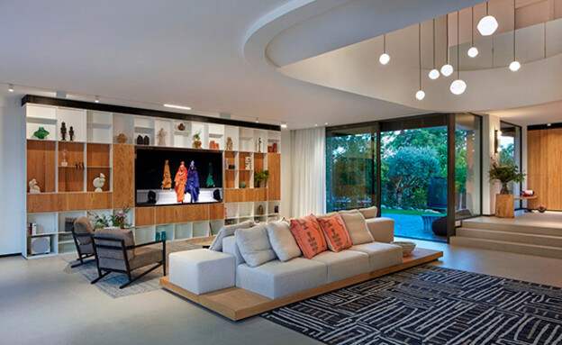 בית יולי וולמן סלון מבט לכניסה בית יולי וולמן סלון מבט לכניסה