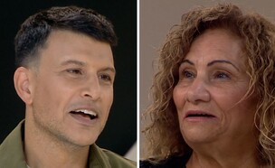 אסי עזר וסבתא של מור פדלון (צילום: הכוכב הבא לאירוויזיון, קשת 12)