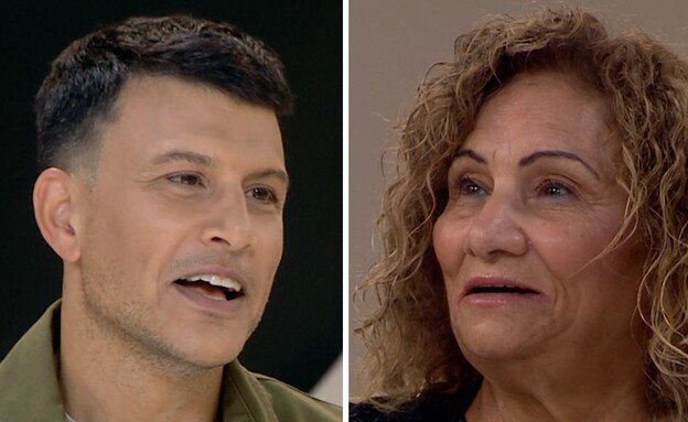 אסי עזר וסבתא של מור פדלון (צילום: הכוכב הבא לאירוויזיון, קשת 12)