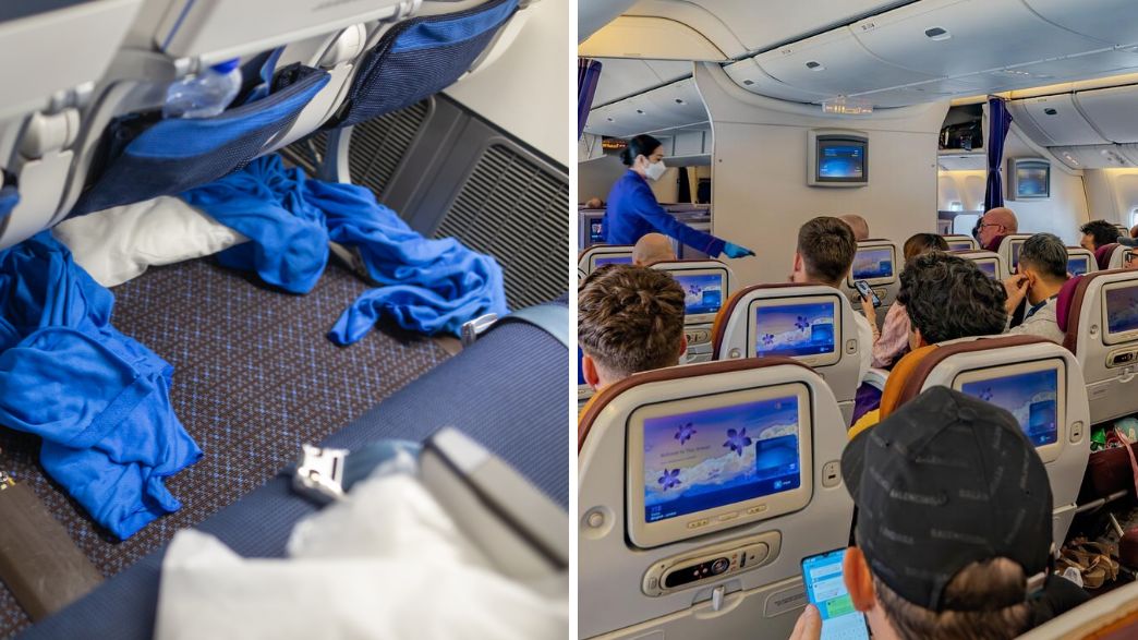 טיסה שמיכות