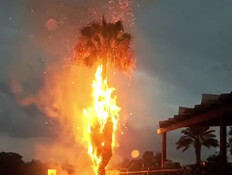 נזקי הסופה: גדר המערכת קרסה באזור חברון, ברק יצר שרפה