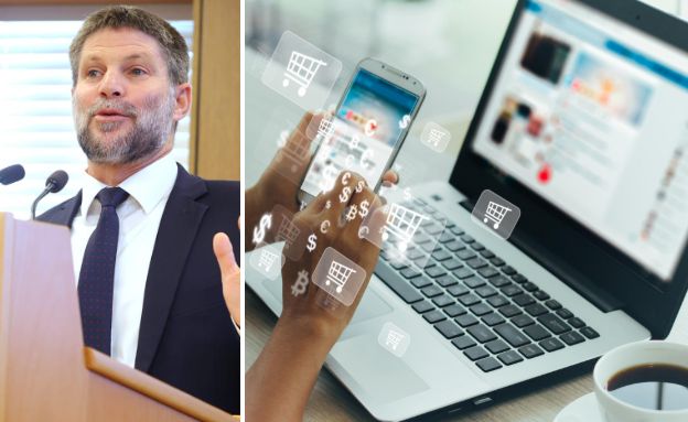 שופינג ברשת, בצלאל סמוטריץ' (צילום: shutterstock, דוברות משרד האוצר)