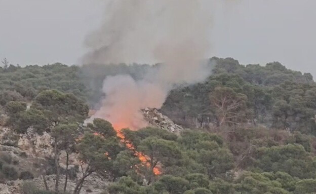 שריפת פסולת בשטחי הרשות
