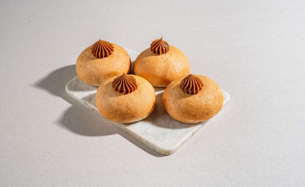 סופגניות ללא גלוטן עם ריבת חלב בביגה 