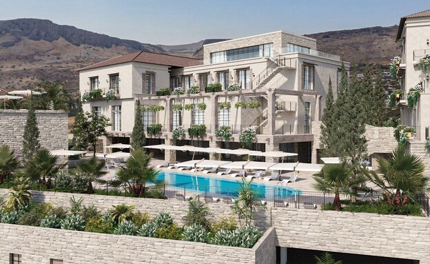 המלון שמתוכנן במיגדל בעיצוב של שרה ונירית פרנקל (הדמיה: 3dstudio)