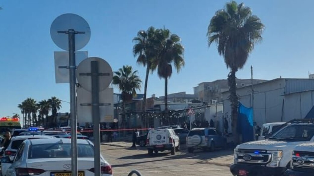 זירת הרצח בתל שבע