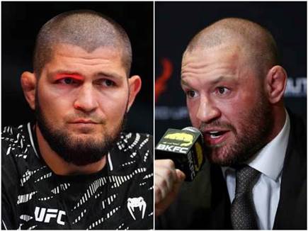 "בושה". מקגרגור וחאביב (GETTY) (צילום: ספורט 5)