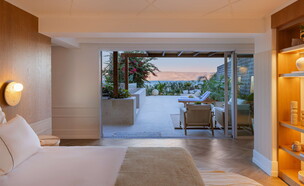 סוויטת "פולה" מלון גלי כנרת (צילום: מקס קובלבסקי)