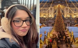 שוק חג מולד לונדון ארמון בקינגהאם (צילום: לפי סעיף 27א' לחוק זכויות יוצרים)