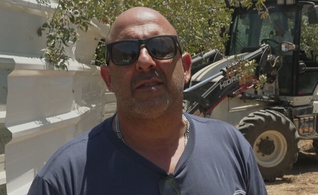 חיים אלגריסי שאחראי על הבנייה בקיבוץ