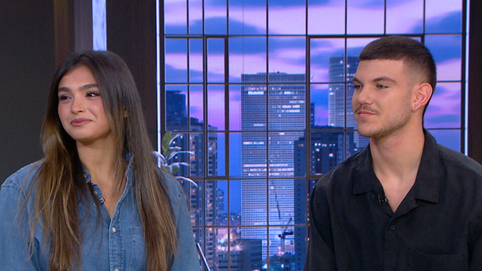 אלין גולן, נדב חנציס (צילום: גלית ואילנית, קשת 12)