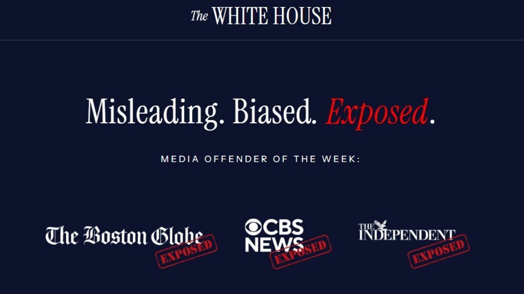 האתר שהשיק הבית הלבן שנועד לבייש עיתונאים האתר שהשיק הבית הלבן שנועד לבייש עיתונאים