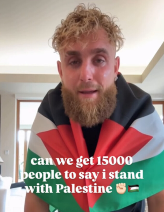 סרטון AI המיוחס לג'ייק פול