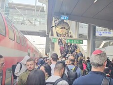 תקרית חריגה על המסילה בת"א: תנועת הרכבות הופסקה