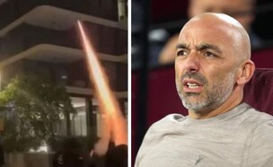 ז'רקו לאזטיץ', שיגור זיקוק התאורה לעבר ביתו (צילום: Julian Finney | Getty Images)