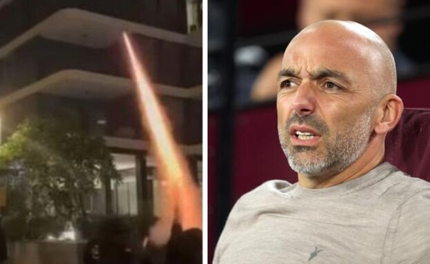 ז'רקו לאזטיץ', שיגור זיקוק התאורה לעבר ביתו (צילום: Julian Finney | Getty Images)