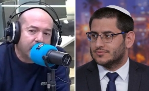 אבישי גרינצייג, אייל ברקוביץ' (צילום: i24NEWS | מתוך 103FM)