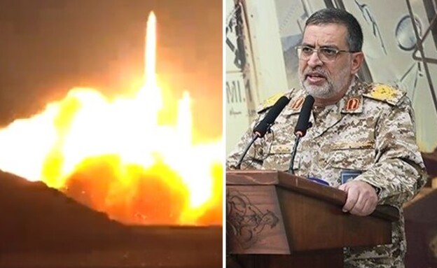 האיראנים ואיומי הטילים (צילום: מתוך תיעוד שעלה ברשתות החברתיות, שימוש לפי סעיף 27א' לחוק זכויות יוצרים)