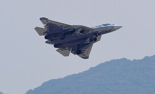 מטוס קרב רוסי מתקדם מדגם SU-57 (צילום: רויטרס)