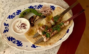 יש גם שיפודים כמובן (צילום: לין לוי, mako אוכל)