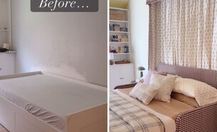 מיטת איקאה משודרגת (צילום: אינסטגרם)