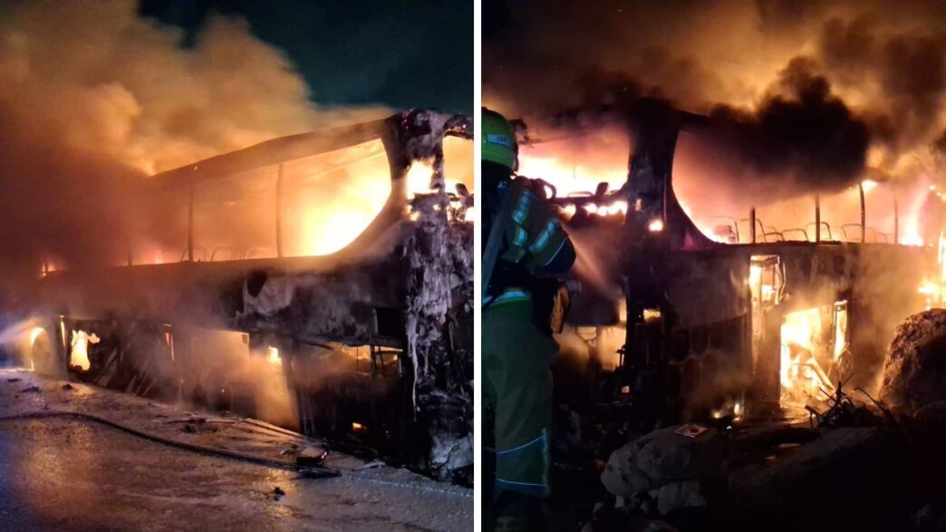 הצתת אוטובוסים בשפרעם