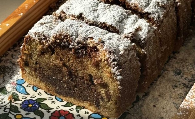 עוגת שיש בשלושה טעמים (שאחד מהם הוא פיסטוק!) (צילום: יעל קצב)