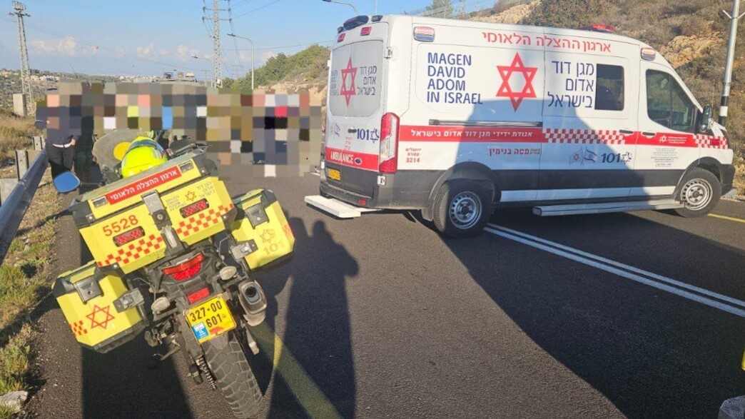 זירת הפיגוע בכביש 465 סמוך לעטרת