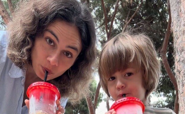 אביה וייס חדד ובנה דניאל (צילום: instagram)