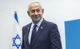 ראש הממשלה בנימין נתניהו מצביע בבחירות לליכוד (צילום: חיים גולדברג, פלאש 90)