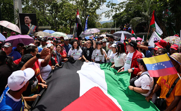 מחאה פרו פלסטינית בוונצואלה 