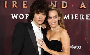 מיילי סיירוס, מקס מורנדו (צילום: 	Kevin Winter, getty images)