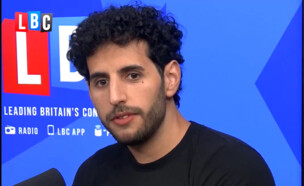 נאס דיילי בראיון בLBC (צילום: צילום מסך)