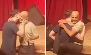 הרגע הקורע של אלי פיניש בהופעה (צילום: אינסטגרם)