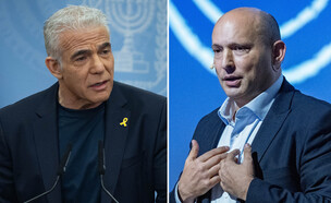 נפתלי בנט, יאיר לפיד (צילום: פלאש 90)